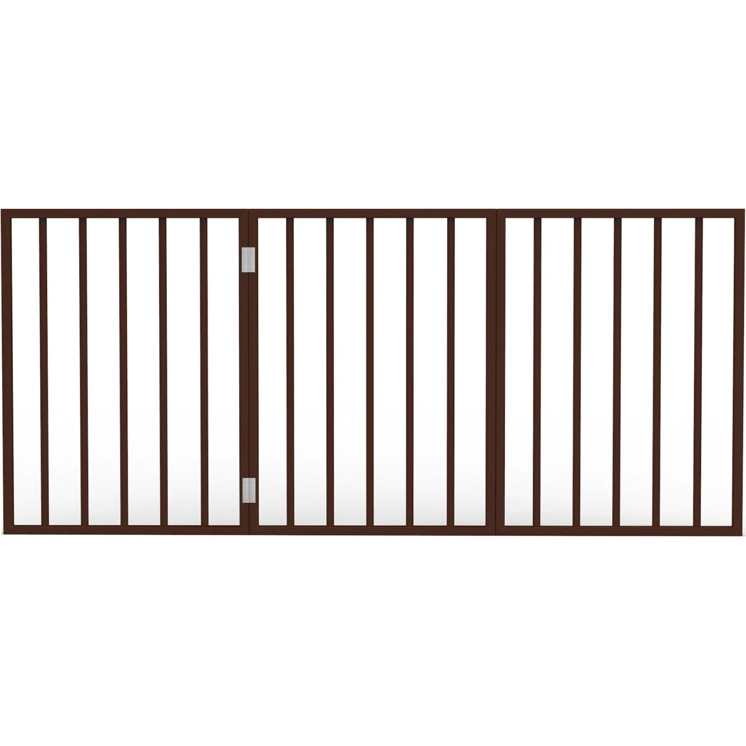 Pet Adobe Freestanding Wooden Folding Dog Gate - Image 8