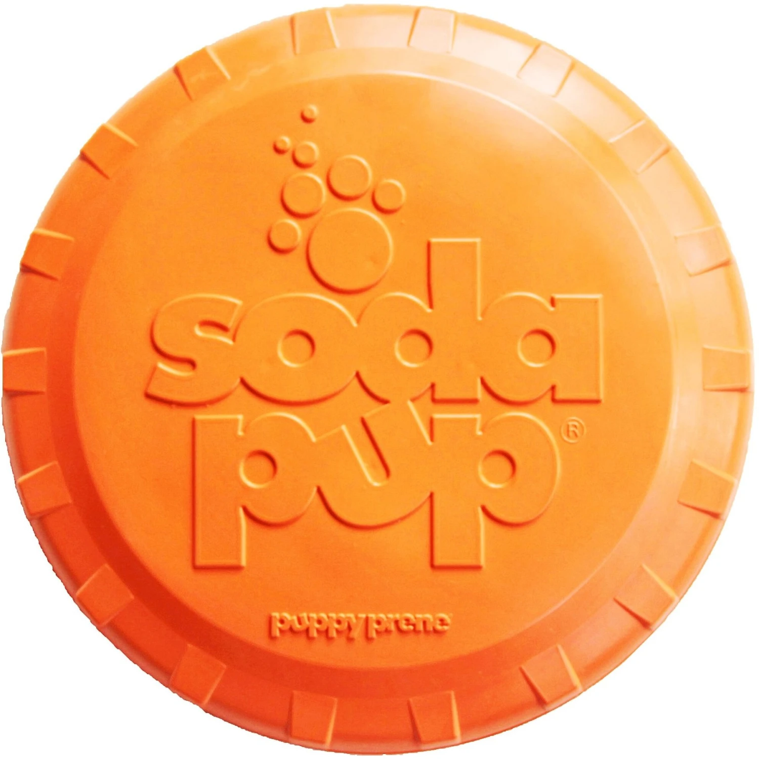 SodaPup Bottle Top Rubber Flying Disk Dog Toy