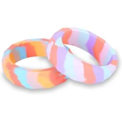 Sweet Paws Chunky Wearable Puppy Teether Stack Dog Toy, 2 Count