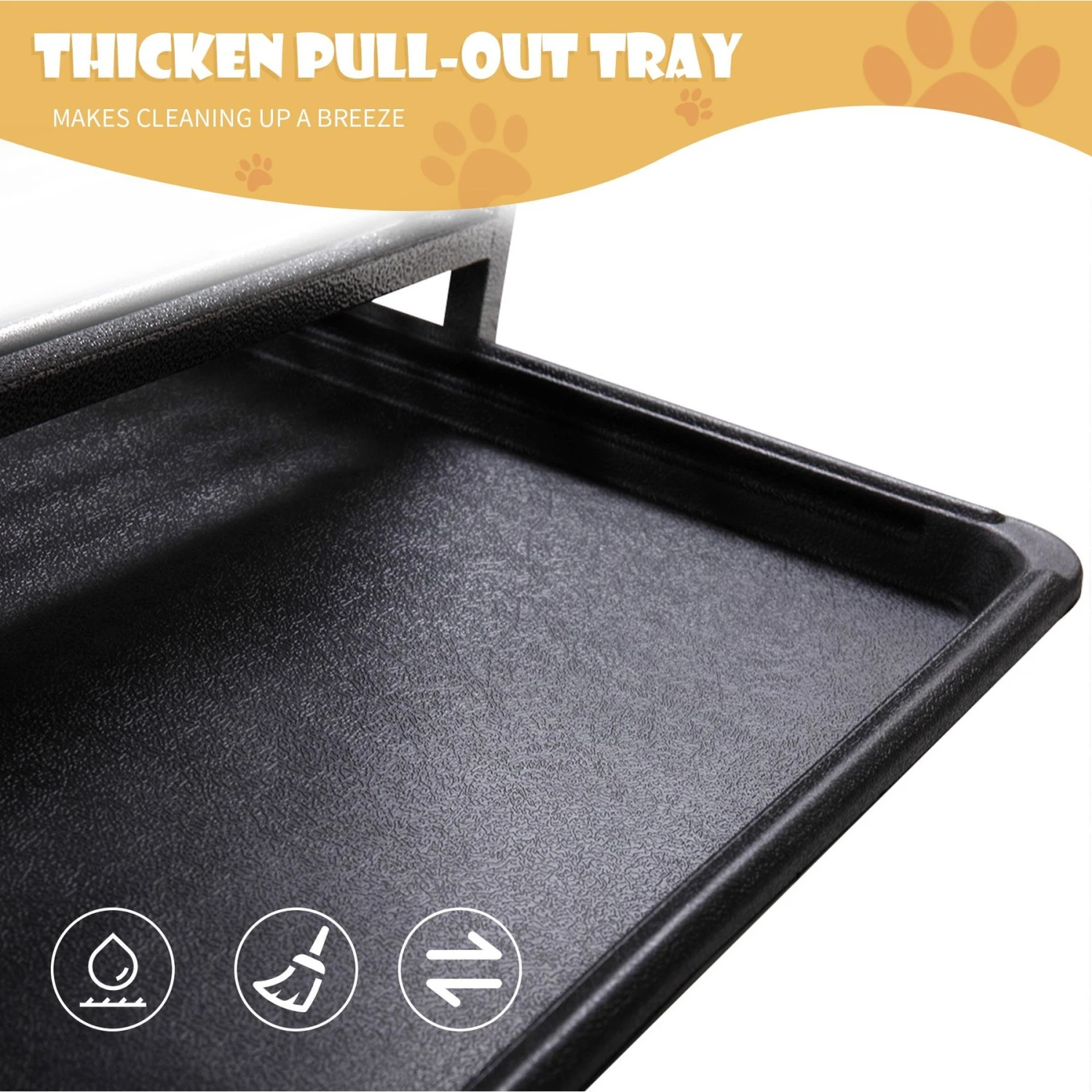 Coziwow By Jaxpety Heavy Duty Dog Crate With Double Door Removable Pan & Caster - Image 6