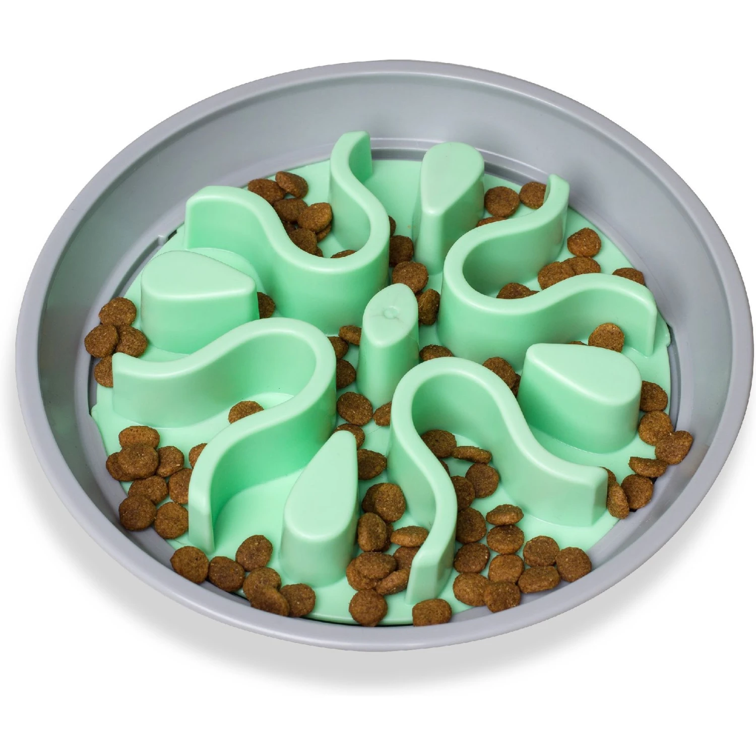 Outward Hound Fun Feeder Wobble Slo-Bowl Dog Bowl, Mint