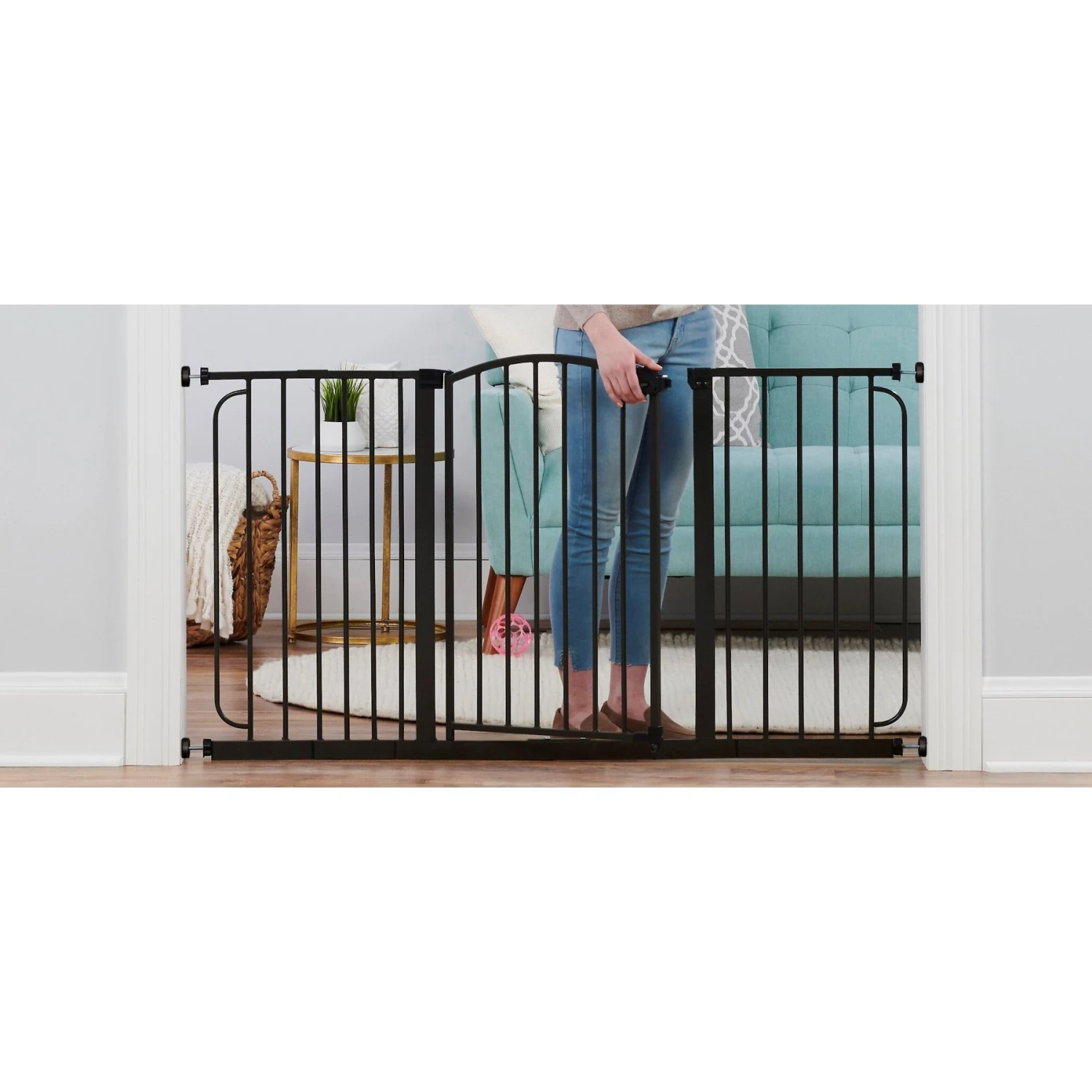 Regalo Pet Products Home Accents Super Wide Dog Gate - Image 3