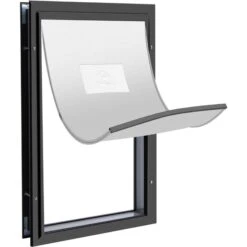 Ownpets Aluminum Magnetic Flap Heavy Duty Dog Door