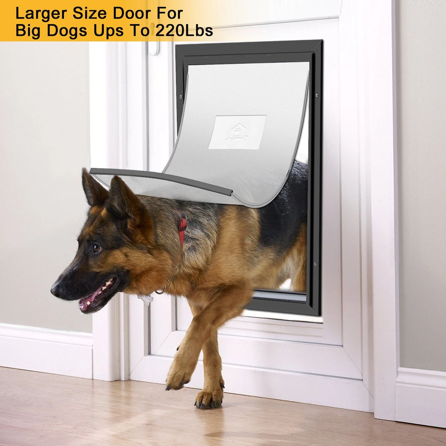 Ownpets Aluminum Magnetic Flap Heavy Duty Dog Door - Image 4