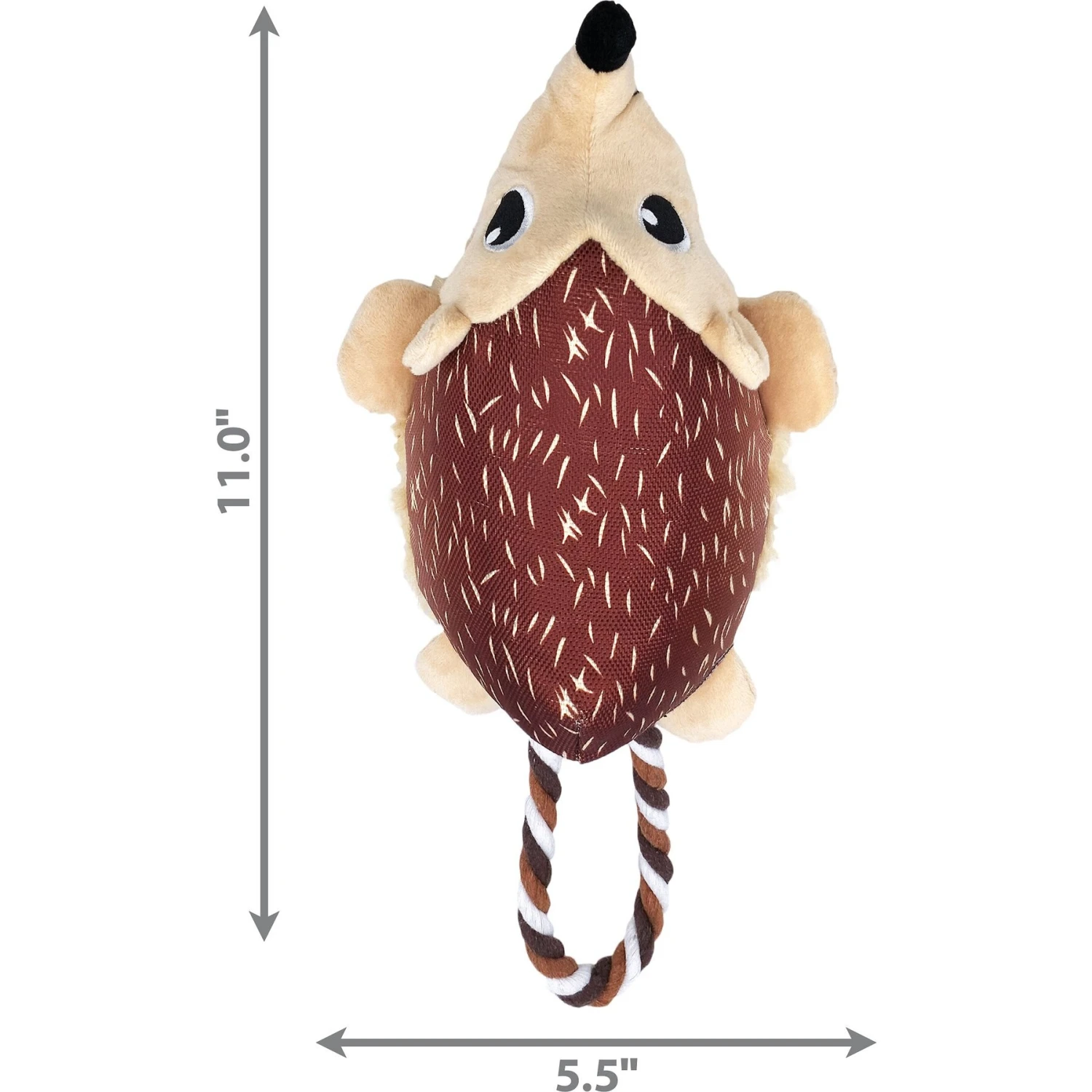 KONG Cozie Tuggz Hedgehog Dog Toy - Image 2