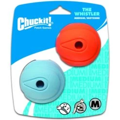 Chuckit! The Whistler Ball Dog Toy, Color Varies