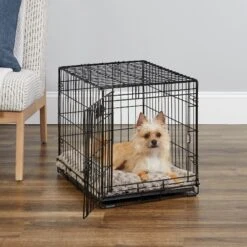 MidWest ICrate Fold & Carry Single Door Collapsible Wire Dog Crate