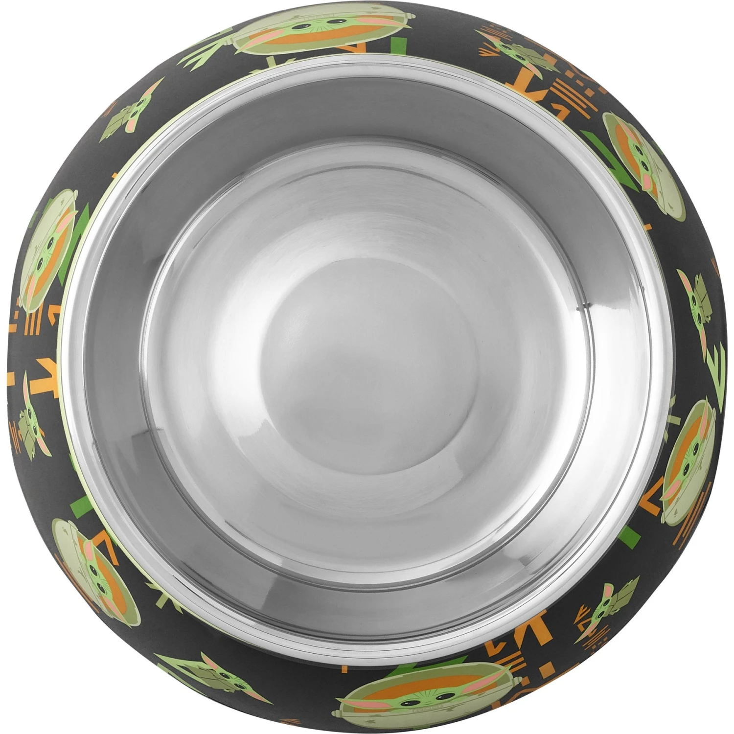 STAR WARS THE MANDALORIAN THE CHILD Aurebesh Ceramic Treat Jar & STAR WARS THE MANDALORIAN GROGU AUREBESH Non-Skid Stainless Steel With Melamine Stand Dog & Cat Bowl - Image 8