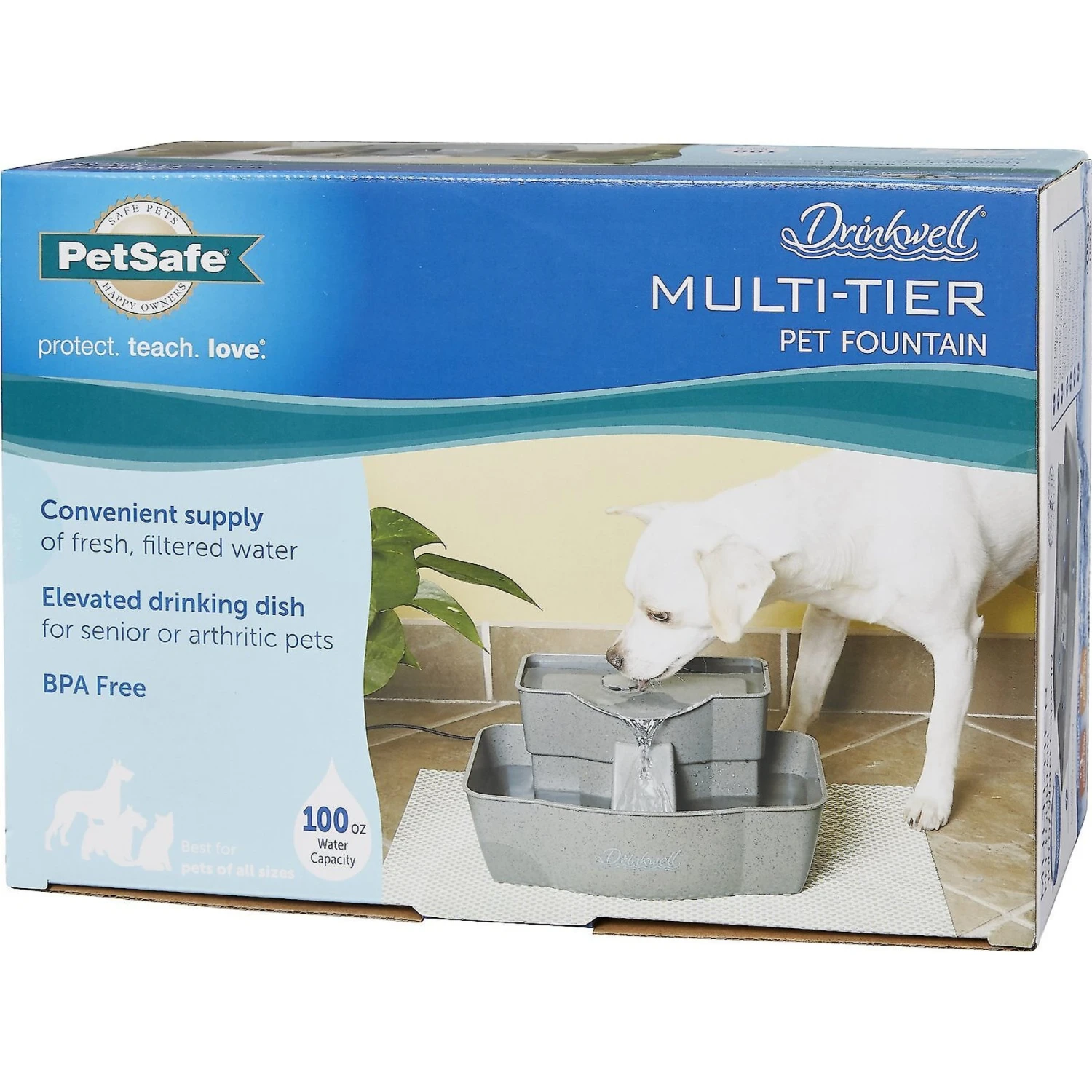 PetSafe Drinkwell Multi-Tier Plastic Dog & Cat Fountain - Image 7