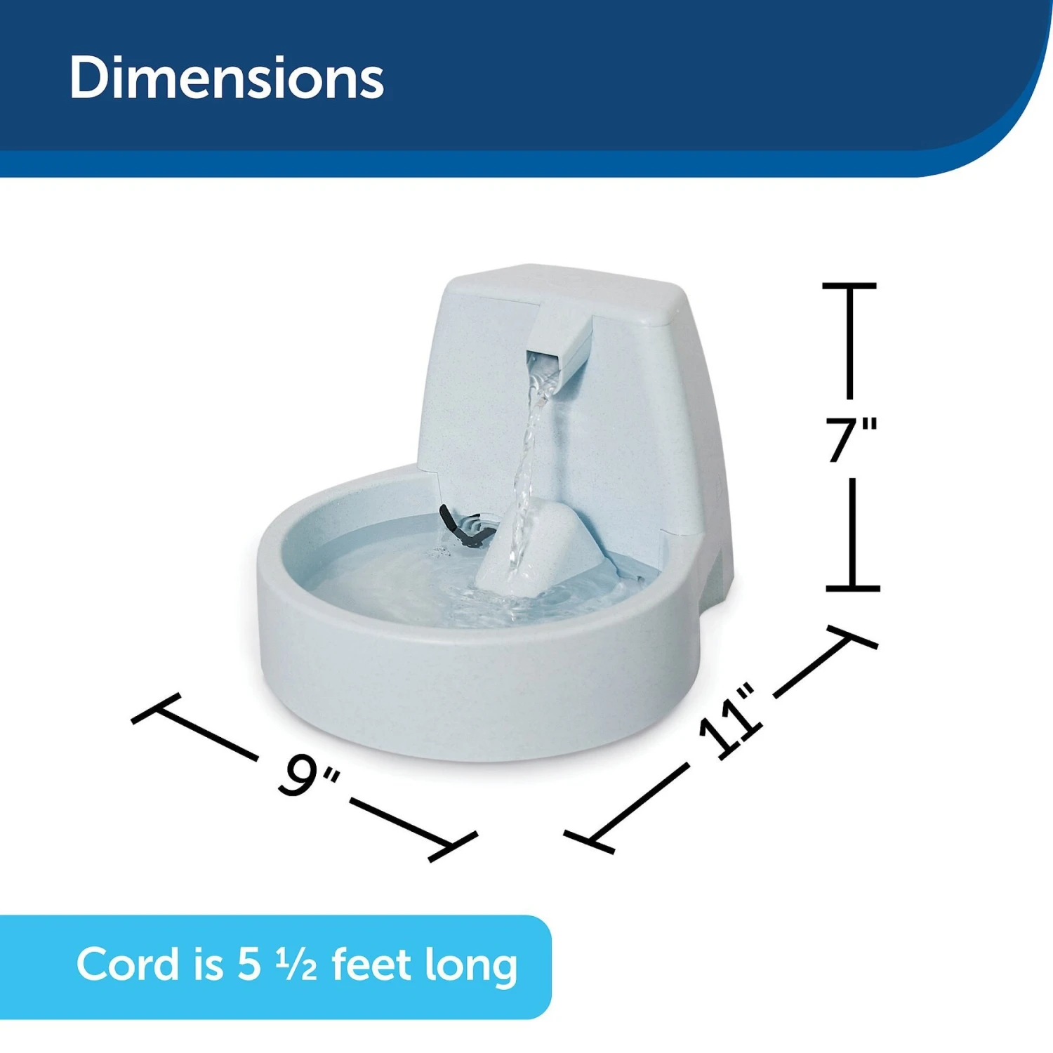 PetSafe Drinkwell Original Plastic Dog & Cat Fountain - Image 6