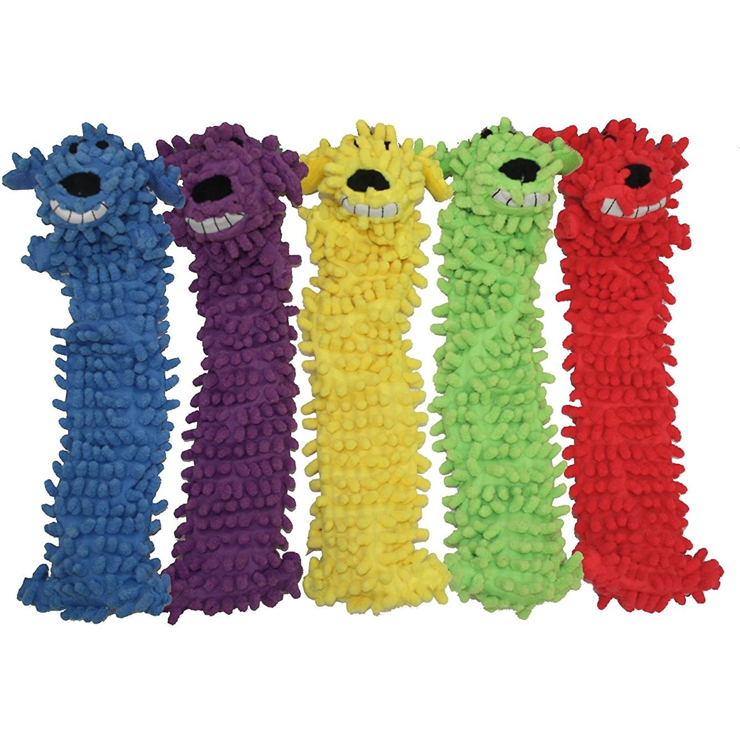 Multipet Loofa Floppy Light-Weight Squeaky Stuffing-Free Dog Toy - Image 2