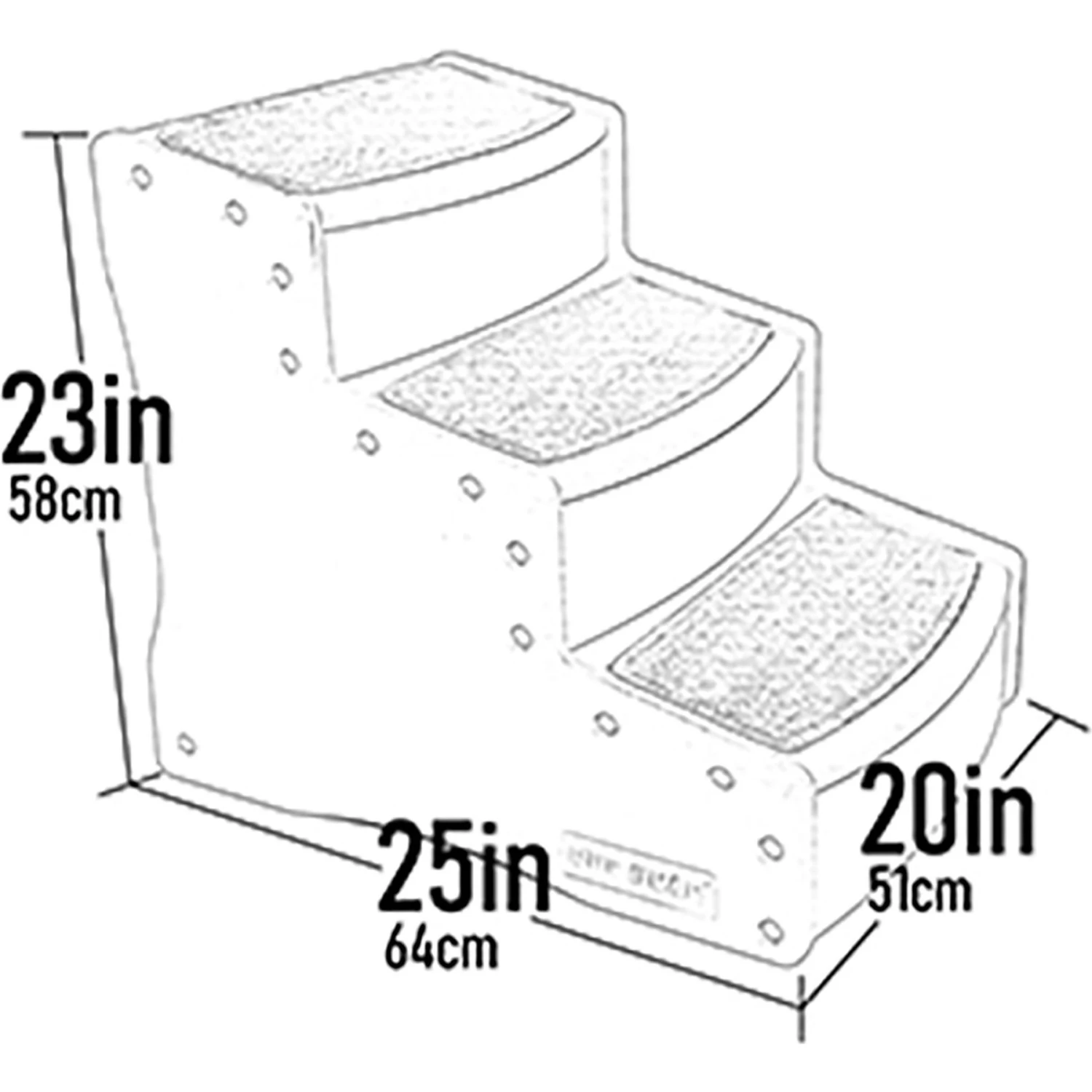 Pet Gear Easy Step III Extra Wide Cat & Dog Stairs - Image 2