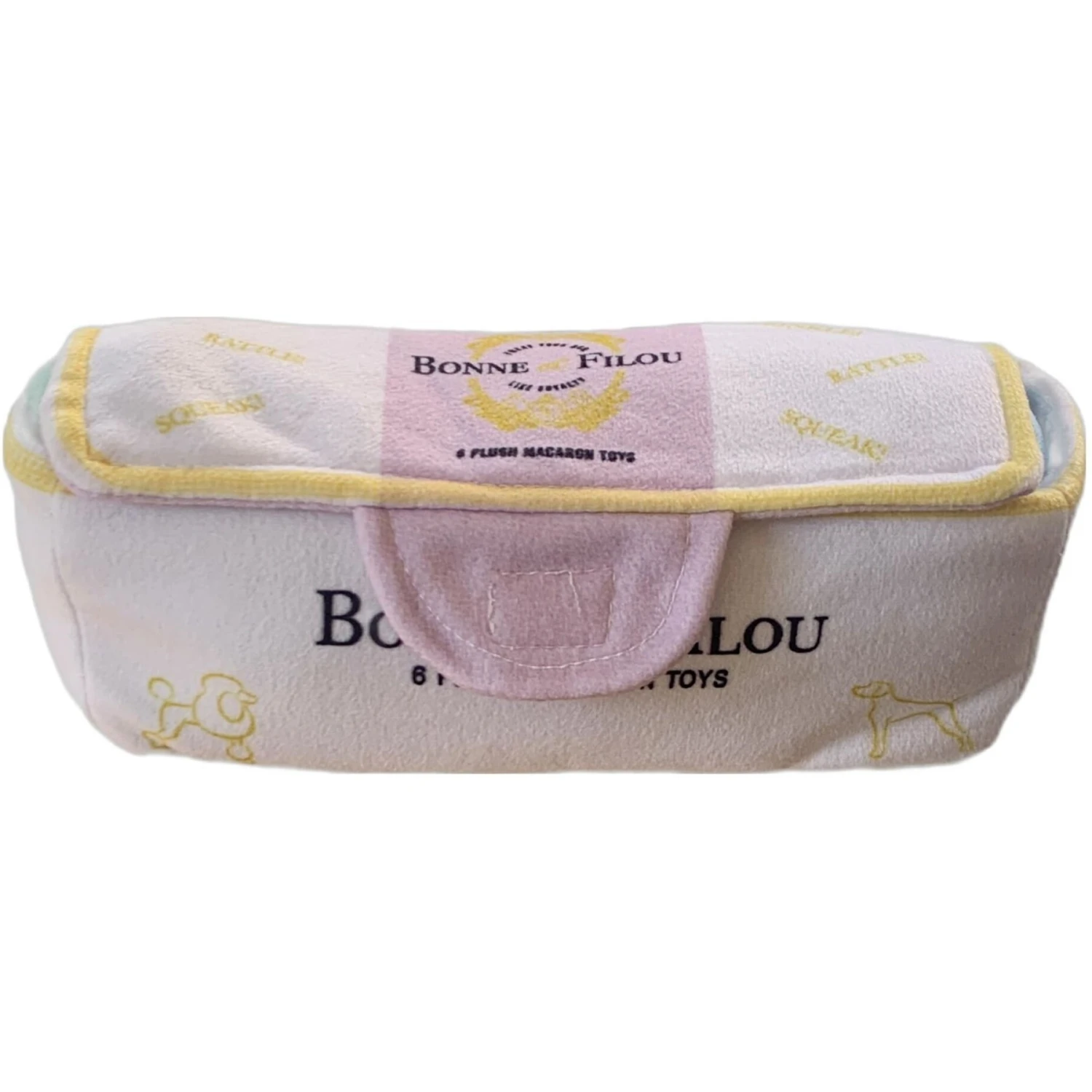 Bonne Et Filou Macaron Plush Squeaky Dog Toy - Image 6