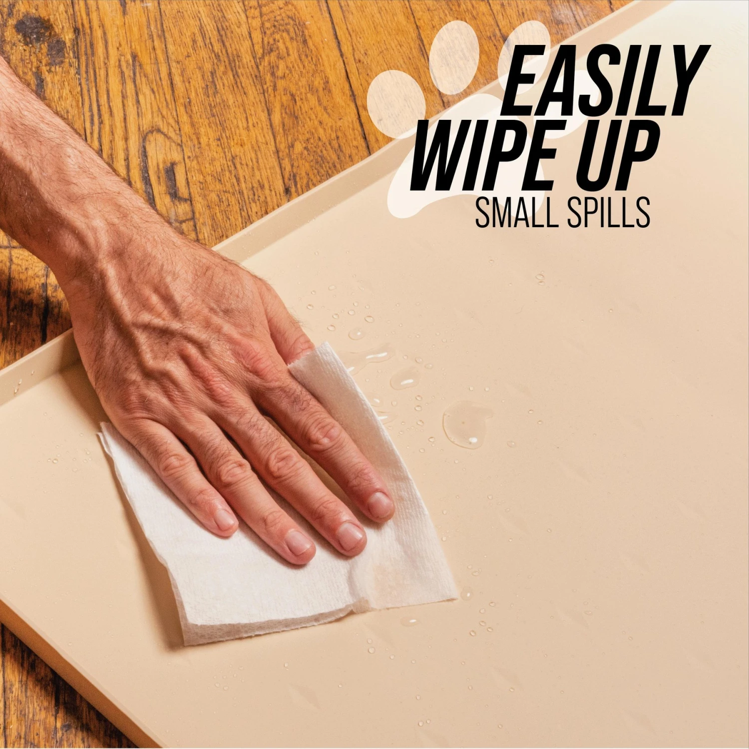 Leashboss Splash Tall Lip Dog Food Mat - Image 6