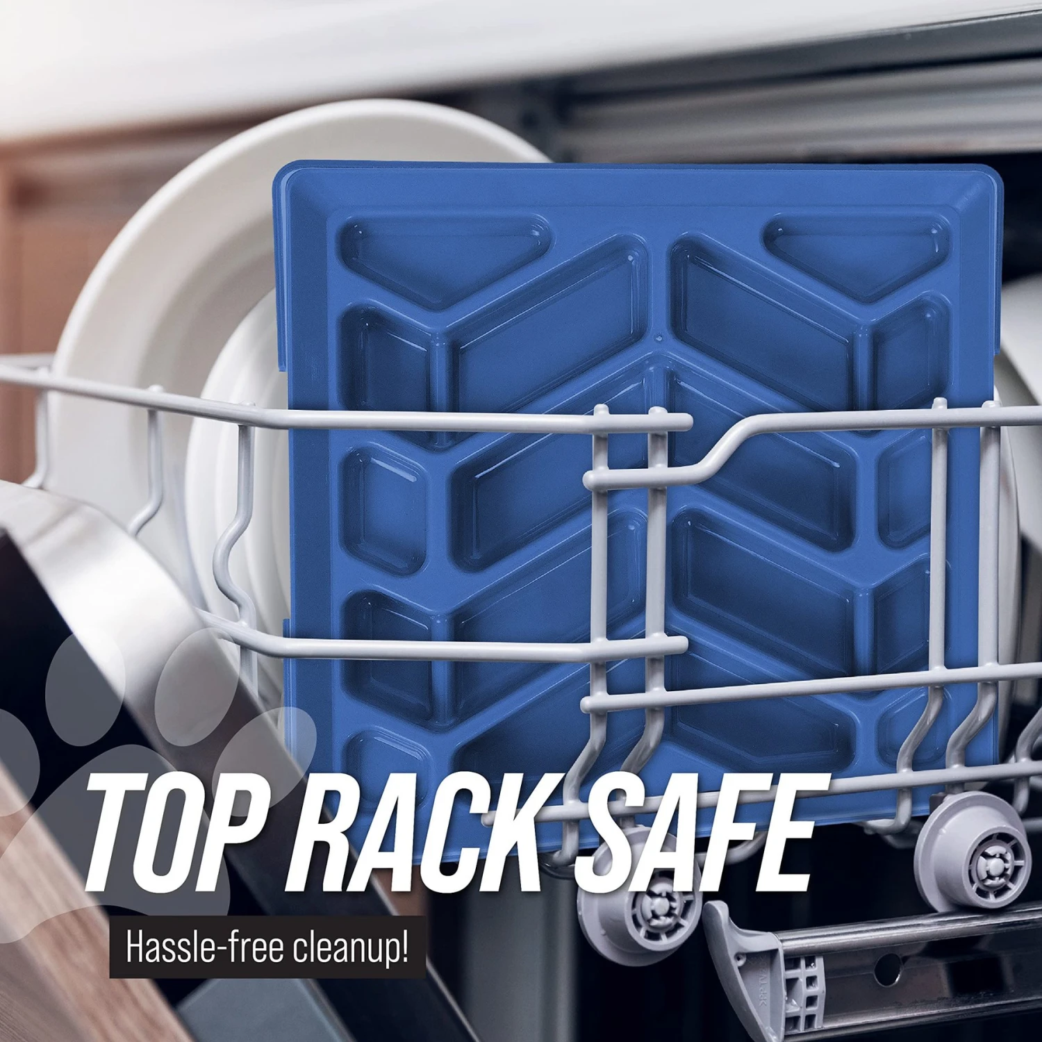 Leashboss Flat Face Slow Feeder Dog Bowl, Small/Medium - Image 5