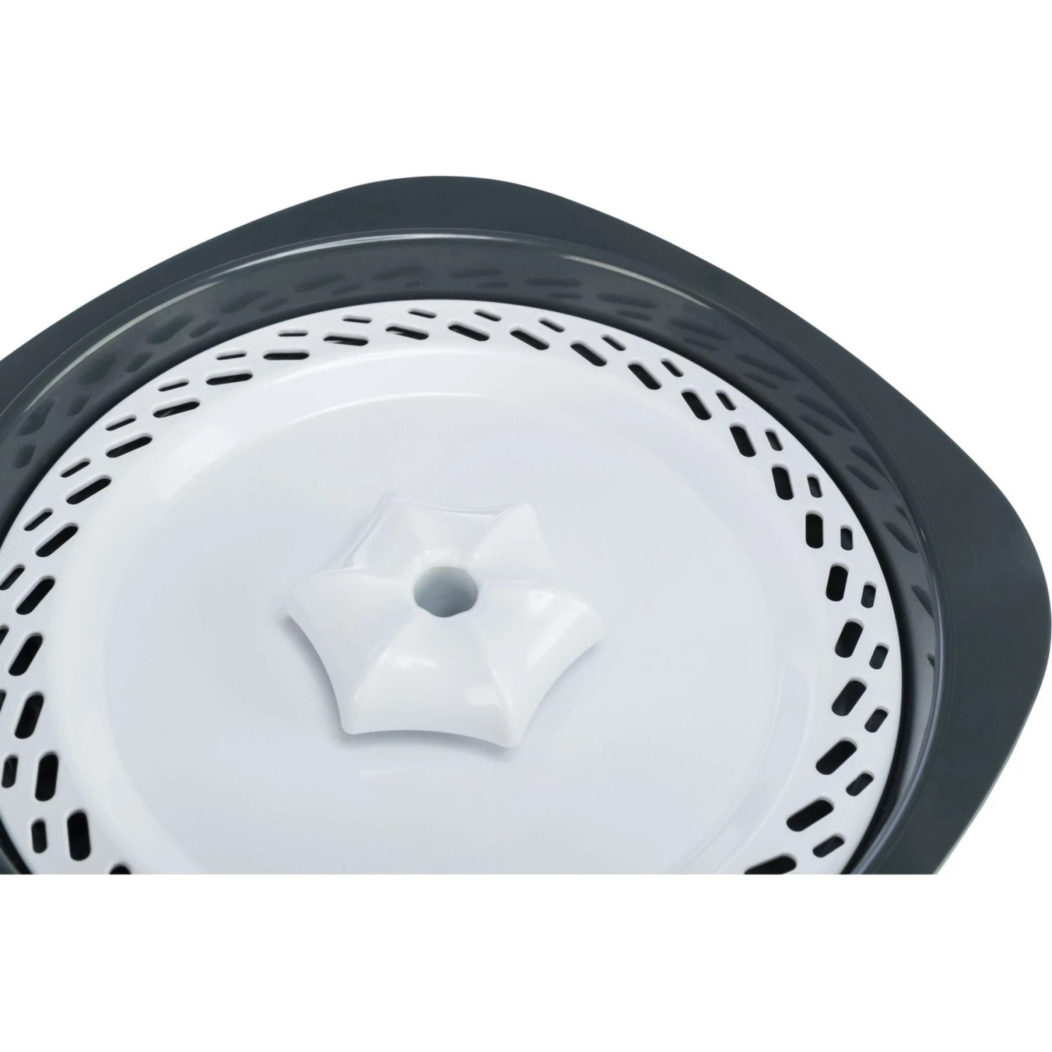 TRIXIE Flower Cat & Dog Water Fountain, White/Gray, 68-oz - Image 4