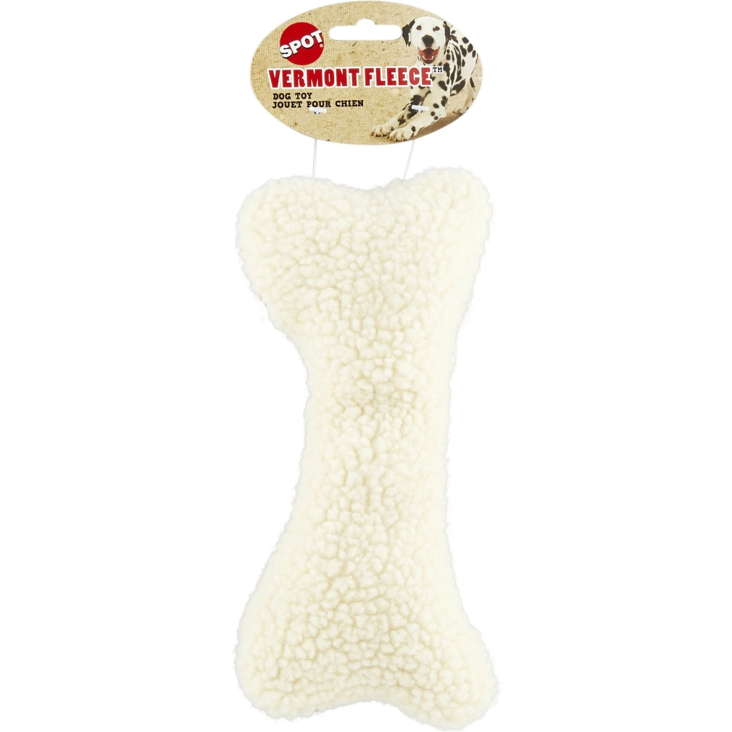 Ethical Pet Fleece Bone Squeaky Tough Plush Dog Toy - Image 4