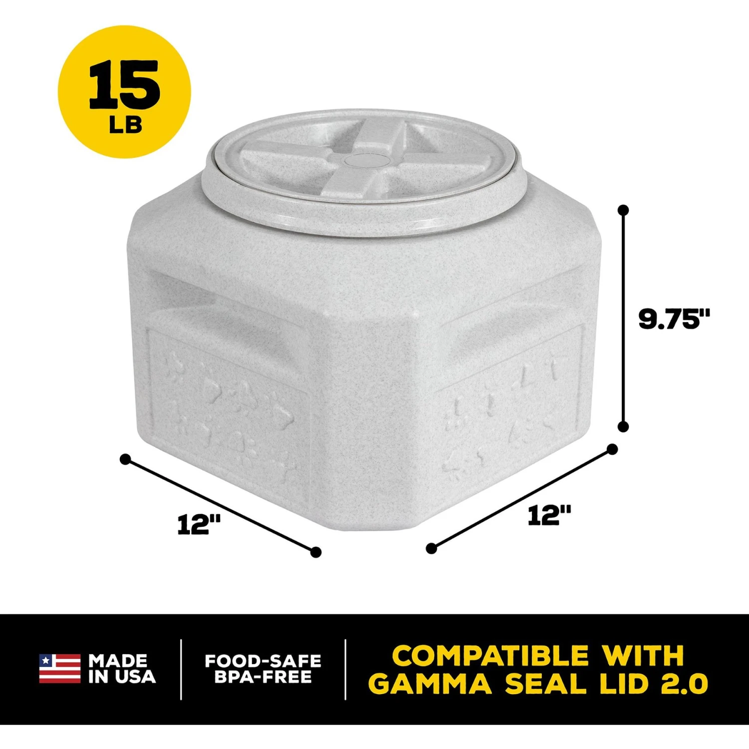 Gamma2 Vittles Vault Plus Pet Food Storage - Image 2