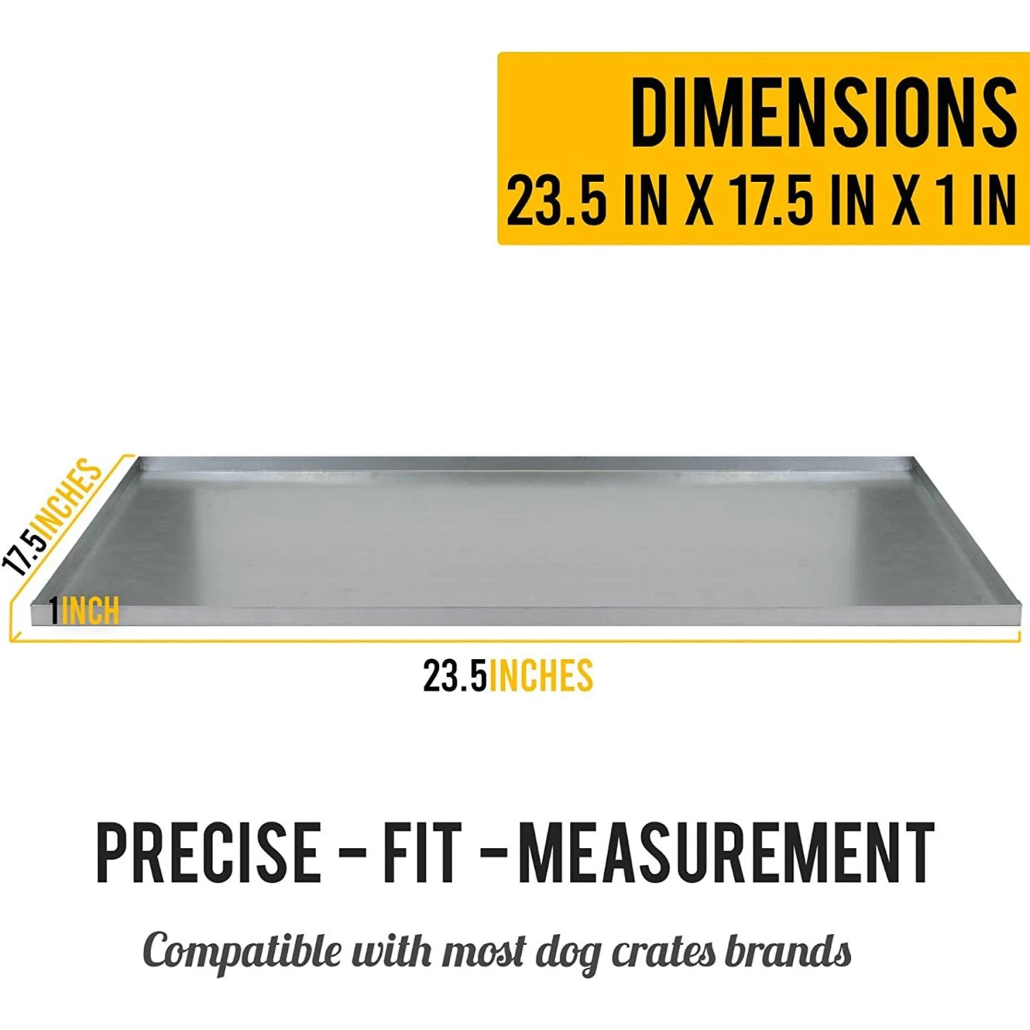 KOPEKS Heavy Duty Multipurpose Steel Replacement Pet Crate Tray - Image 4