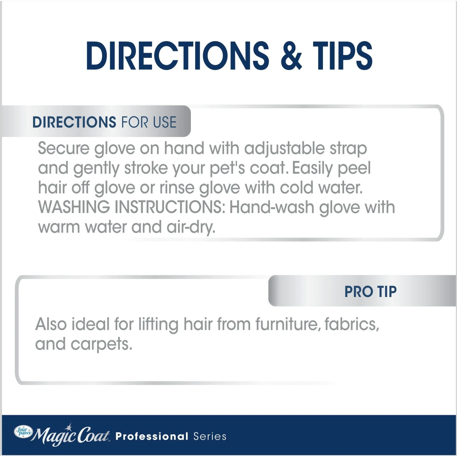 Four Paws Magic Coat Love Glove Grooming Mitt For Dogs - Image 9