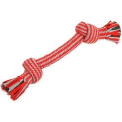 Mammoth Braidys 2 Knot Rope Bone For Dogs, Color Varies