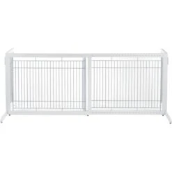 Richell HL Freestanding Gate For Dogs & Cats, Origami White