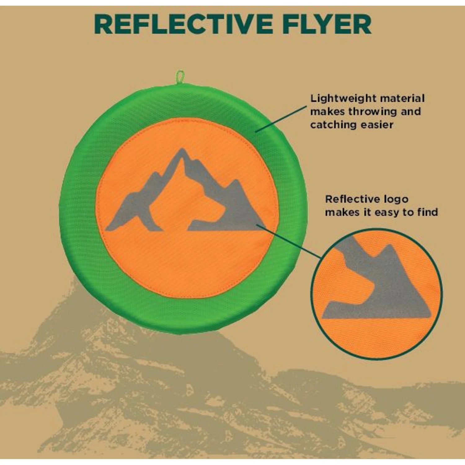 Hound2O Reflective Flyer Dog Toy - Image 4