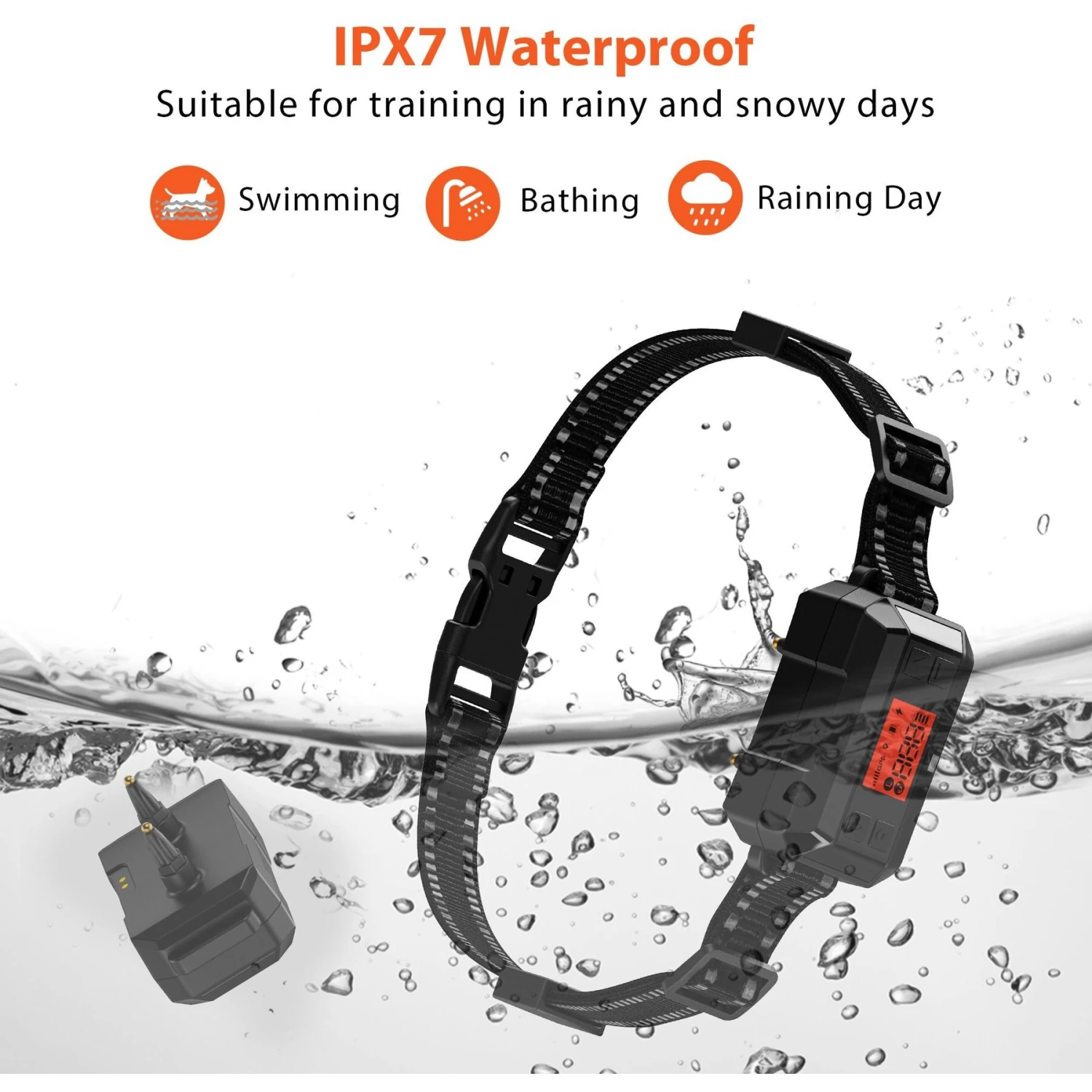 Petdiary GPS Wireless Fence System Dog Tracker, Black, Medium - Image 8