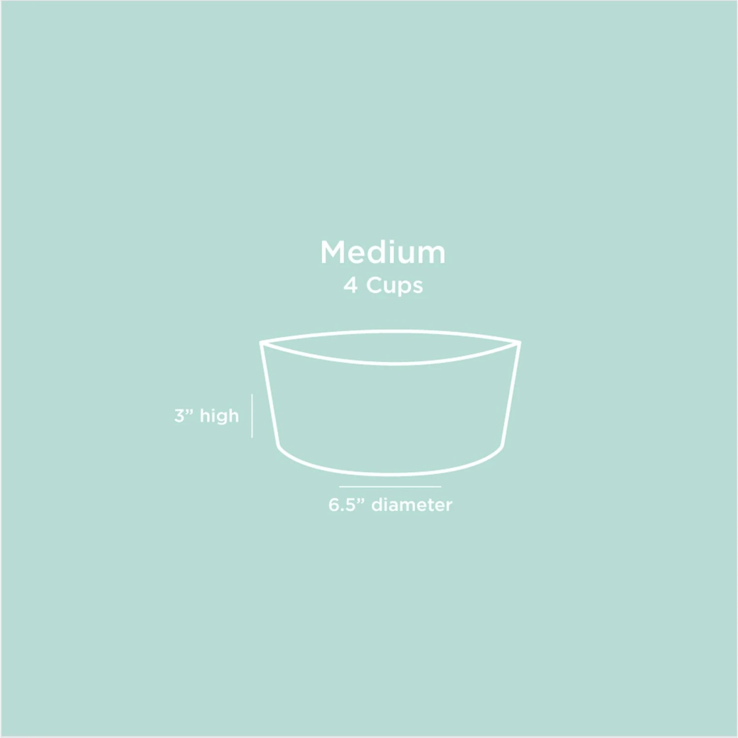 Waggo Habit Non-Skid Silicone Cat & Dog Bowl, Medium - Image 5