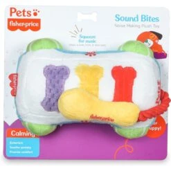 FISHER PRICE Sound-Bites Plush Dog Toy, Multicolor