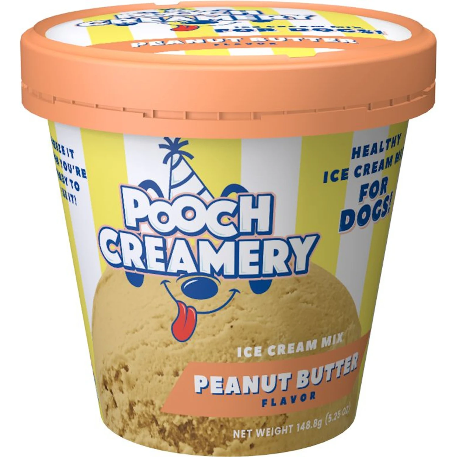 Goody Box Birthday Dog Toys & Treats & Pooch Creamery Peanut Butter Flavor Ice Cream Mix Dog Treat, 5.25-oz Cup - Image 6
