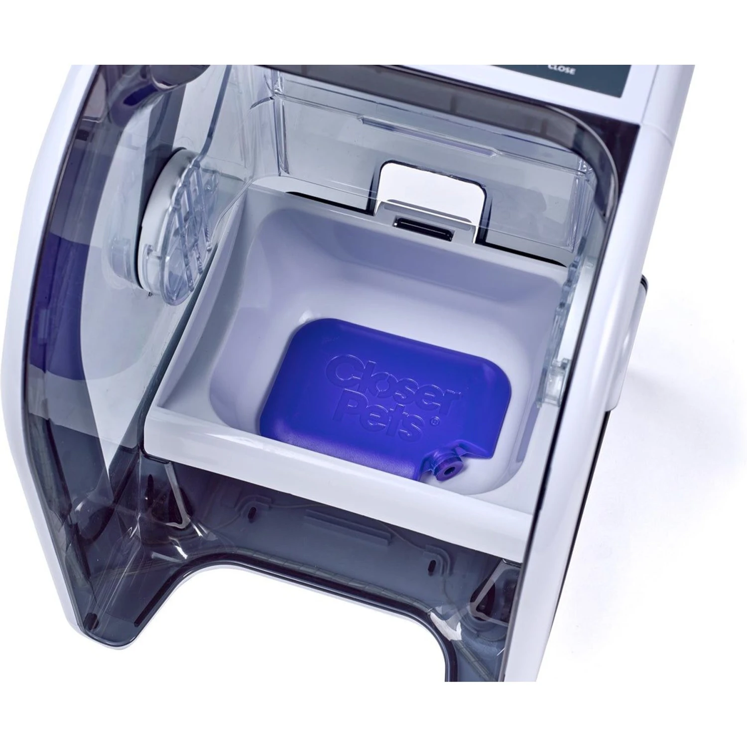 Closer Pets MiBowl + Smart Microchip Automatic Small Dog & Cat Feeder, White, 12-oz - Image 7