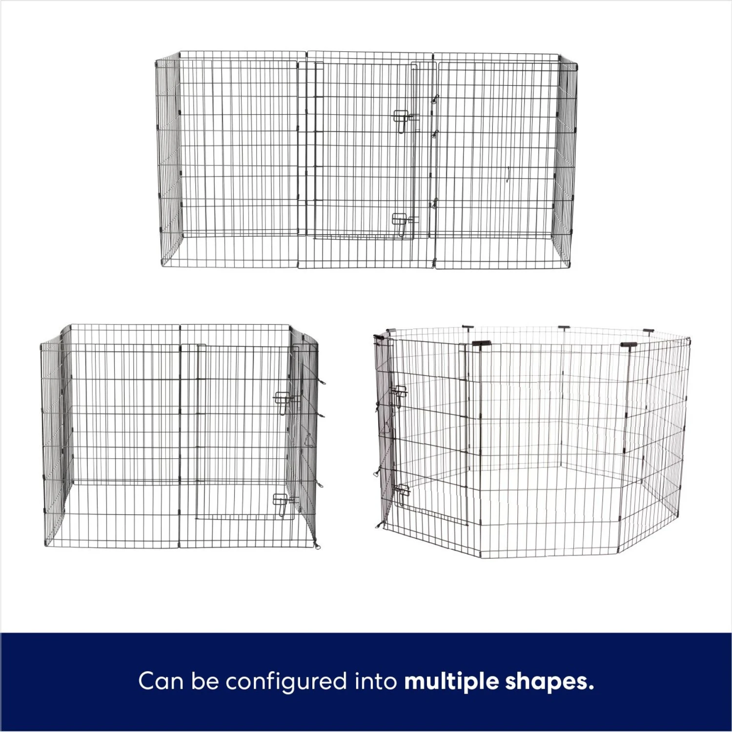 Frisco Wire Dog & Small Pet Exercise Pen With Step-Through Door - Image 6